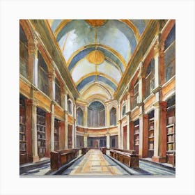 Library Canvas Print