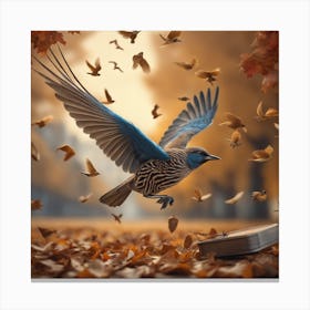 Bird In Flight 8 Canvas Print