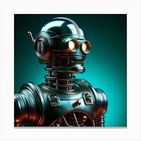 Cyborg Robot 1 Canvas Print