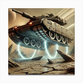 Event Horizon Tank Magnetic Feet Canvas Print