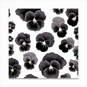 Pansies 1 Canvas Print