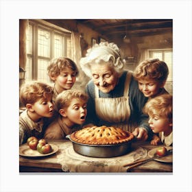 Grandmother's Pie Canvas Print