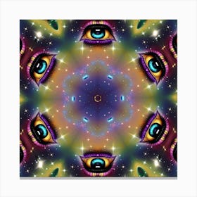 Psychedelic Eyes Canvas Print