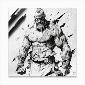 God Of War Canvas Print