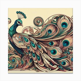 Peacock 31 Canvas Print