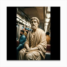 Statue Of Julius Csar Canvas Print