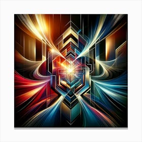 Abstract Abstract Fractal Canvas Print