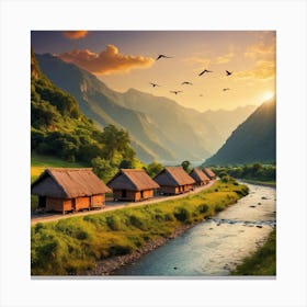 Mountain Morning Canvas Print