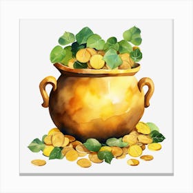 Pot Of Gold 4 Canvas Print