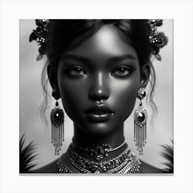 Black Beauty Canvas Print