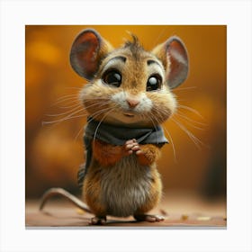 Cute Mouse 3 Canvas Print