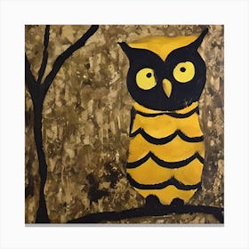 Cute Owl 2 Canvas Print