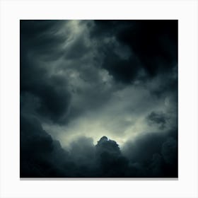 Dark Stormy Sky 1 Canvas Print