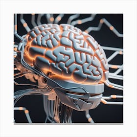 Artificial Brain 3 Canvas Print