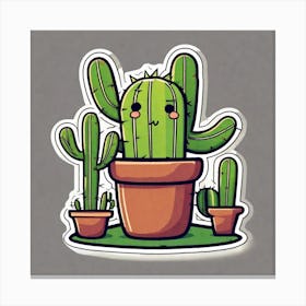 Cactus 61 Canvas Print