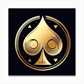 Ace Of Spades Canvas Print