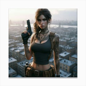 Lara Croft 1 Canvas Print