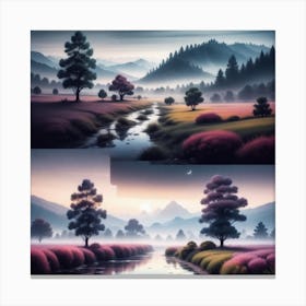 Landscape Painting 56 Canvas Print