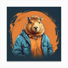 Capybara 1 Canvas Print