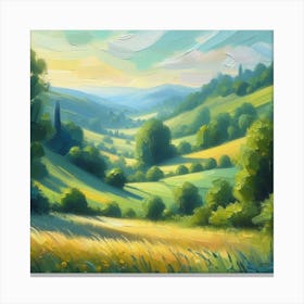 Landscape Painting 1 Canvas Print