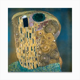 Kiss By Gustav Klimt 1 Canvas Print