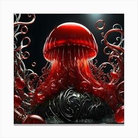 Red Jelly 14 Canvas Print