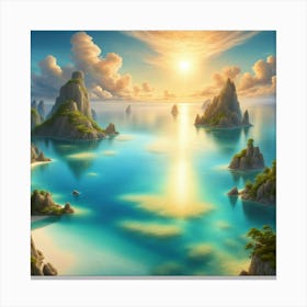 Sunset Seascape Canvas Print