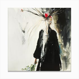 'The Woman In Black' Canvas Print