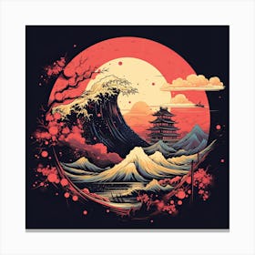 Great Wave Over Kanagawa Canvas Print