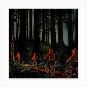 Boys In Woods 1 Fy S Canvas Print