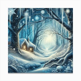 Winter Forest 1 Canvas Print