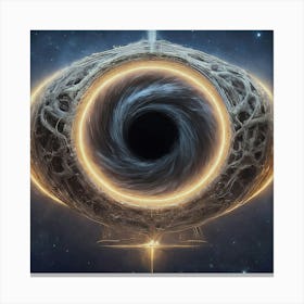 Black Hole 5 1 Canvas Print