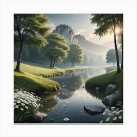 'River' Canvas Print