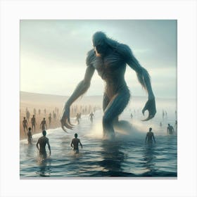 Creature From The Deep Canvas Print