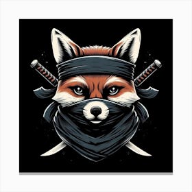 Fox Ninja 1 Canvas Print