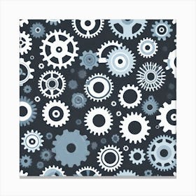 Cogs And Gears 2 Canvas Print