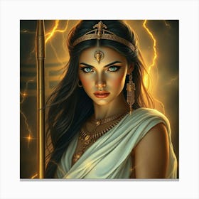 Egyptian Goddess 62 Canvas Print