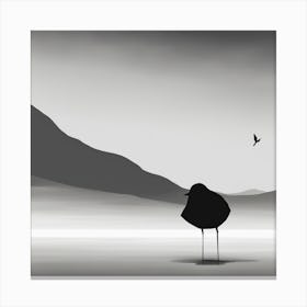 Bird On A Hill Canvas Print