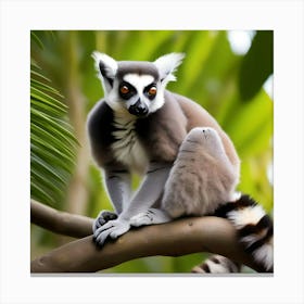 RINGTAILED LEMUR 1 Canvas Print