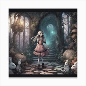 Alice In Wonderland 7 Canvas Print