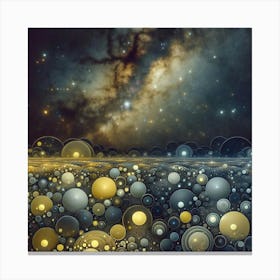 Bubbles In The Milky Way Canvas Print