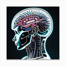 Woman'S Brain 1 Canvas Print