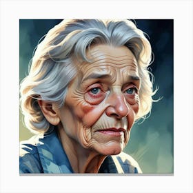 Old Lady 1 Canvas Print