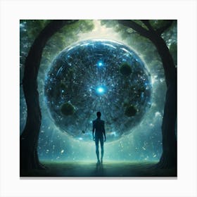 Sphere Of Light 2 Canvas Print