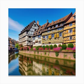 Old Town In France 1 Canvas Print