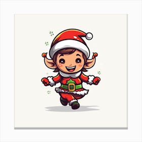 Christmas Elf 5 Canvas Print