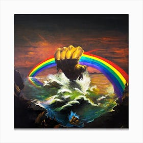 Rainbow Color Canvas Print