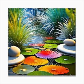 Lily Pond #2 Canvas Print