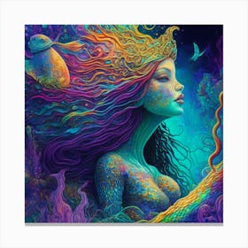 Mermaid 7 Canvas Print