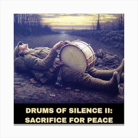 Drums Of Silence II: Sacrifice For Peace Canvas Print